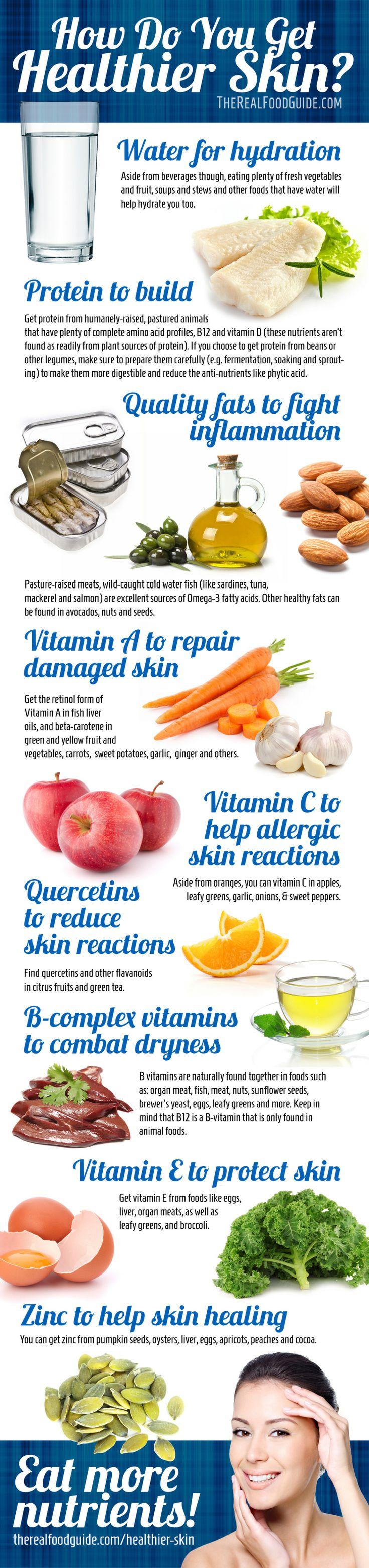 Hochzeit - How To Get Clear Skin: Vitamine für gesunde Haut