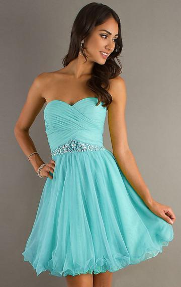 Hochzeit - blue homecoming dress