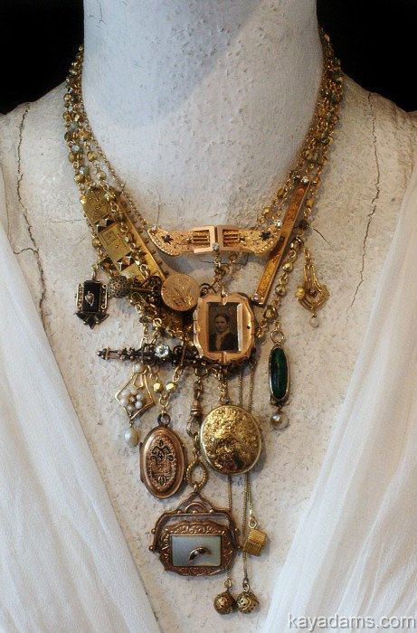 Wedding - Estate Necklace. Made With Your, Or Your Grandmother's Treaures. Your Heirlooms Reincarnated For Their Next Generation Of Love. Kay Adams