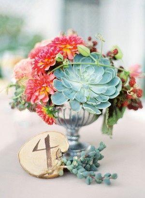 Wedding - Floral Table Number