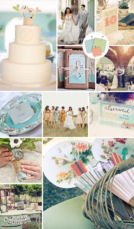 Wedding - Wedding Colors: Vintage Wedding Color Palettes We Love