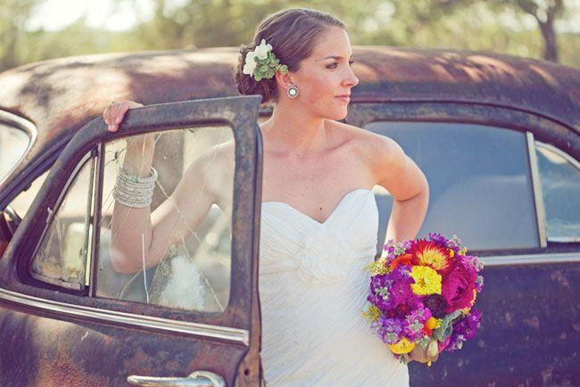 Hochzeit - Eine bunte mexikanische Texas Inspiriert Wedding: Sara Bob