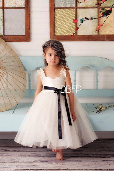 Wedding - Flower Girl Dress Ivory