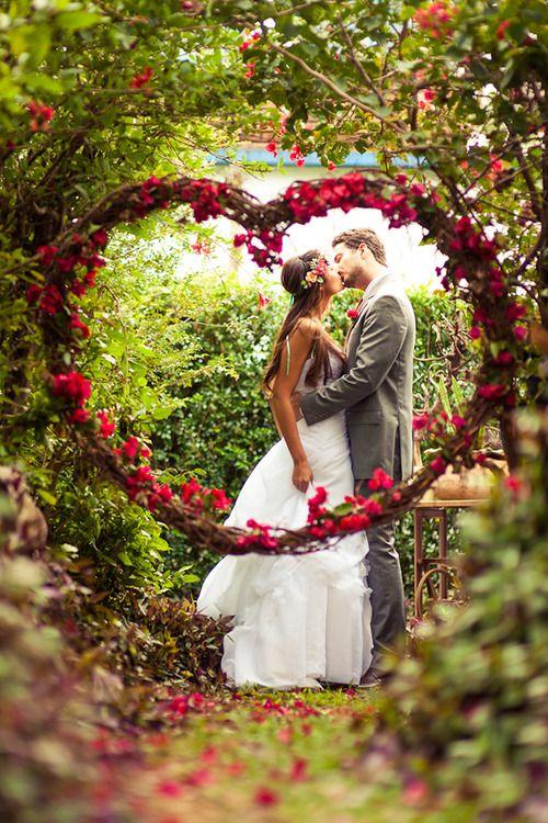 Wedding - Heart wedding theme-gardening