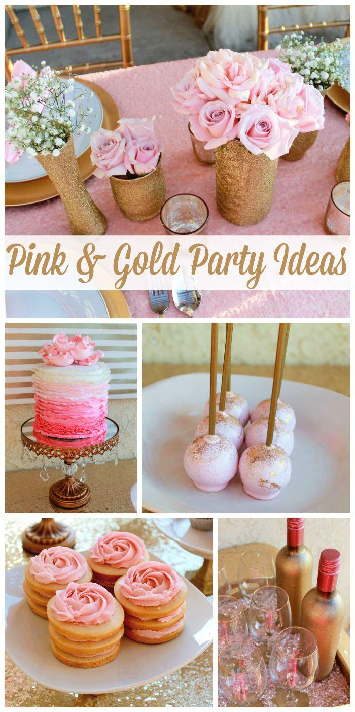 Wedding - Pink & Gold / Birthday "All That Glitters Is Gold 29th Birthday"