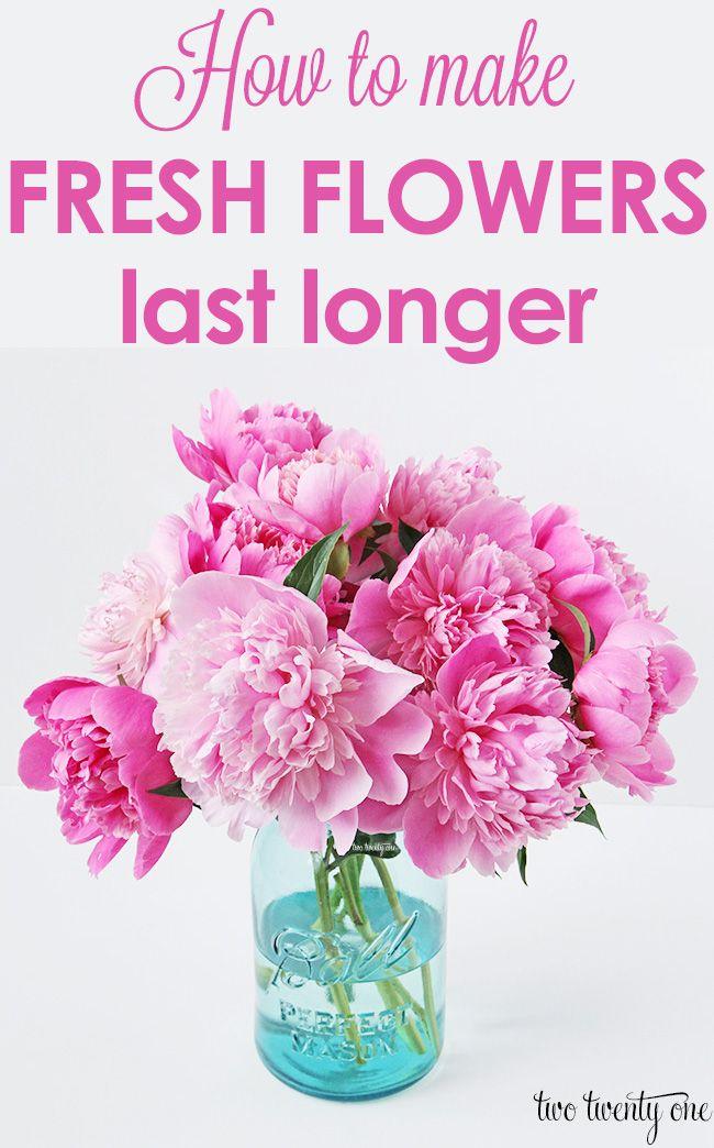 Hochzeit - Wie man frische Blumen Last Longer Stellen