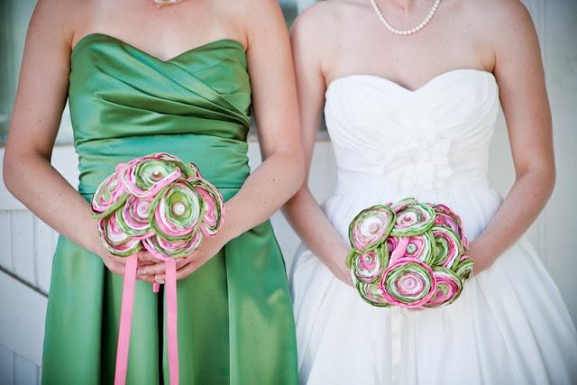 Wedding - {Real Wedding} Emilee & John: Pink   Green DIY Summer Wedding