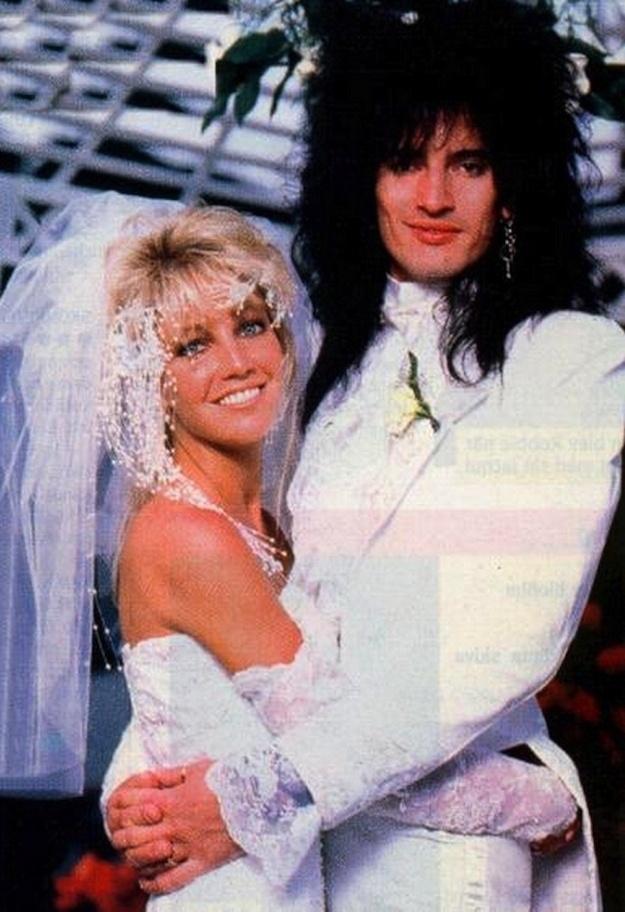 Hochzeit - Die 50 heißesten, Glamorous Fotos von Tommy Lee in den 80er Jahren