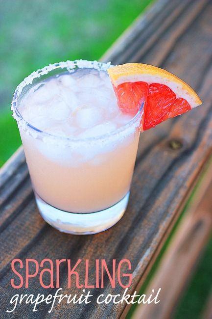 Hochzeit - Sparkling Grapefruit-Cocktail