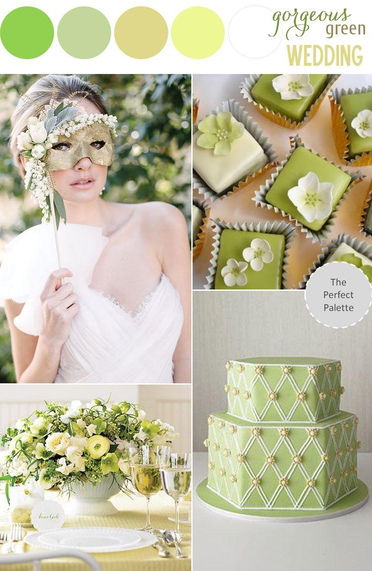 Wedding - Green Wedding Inspiration From The Perfect Palette