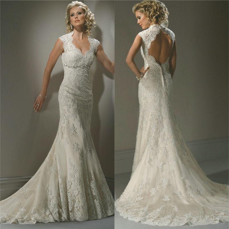 Свадьба - Charming lace bridal gowns for ladies