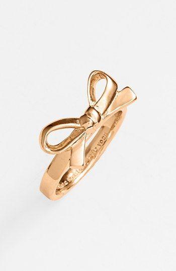 Wedding - Kate Spade New York 'skinny Mini' Bow Ring