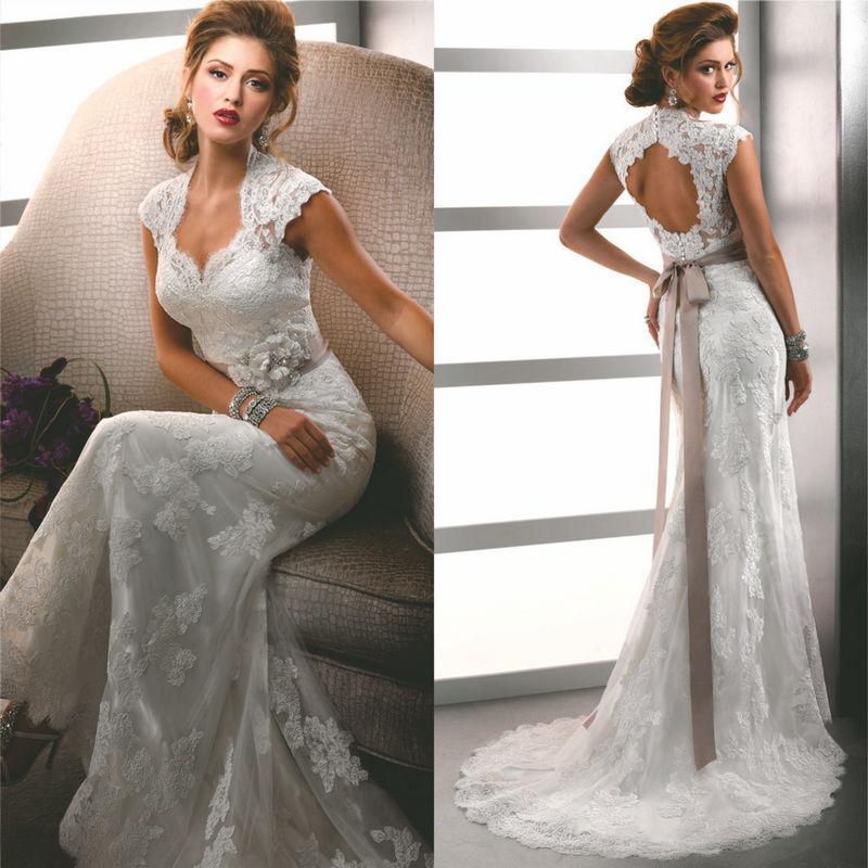 زفاف - Shopping a lace wedding dress for wedding