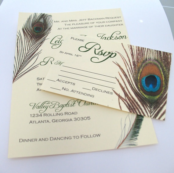 Свадьба - Peacock Wedding Theme