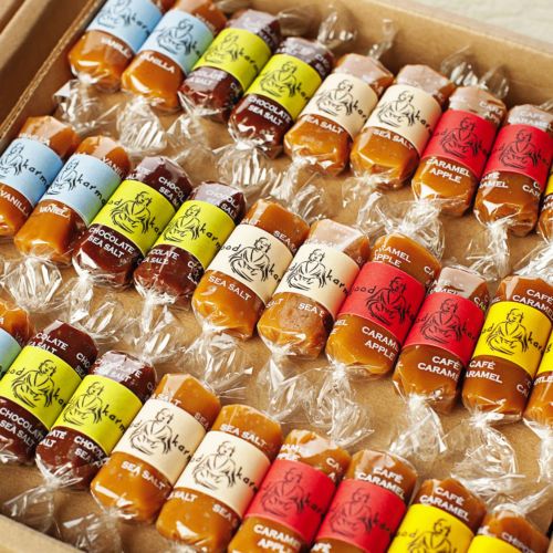 Hochzeit - Good Karmal: Bulk Box, 60 Kosher Caramels Wrapped In Quotes