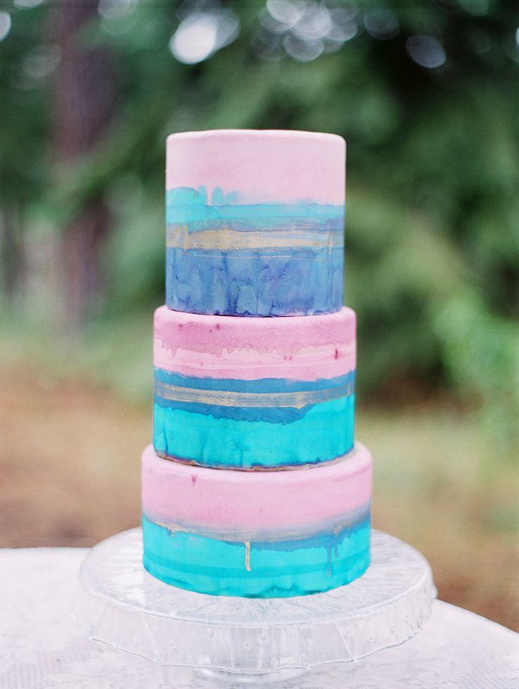 Mariage - Colorful Wedding Cake Inspiration