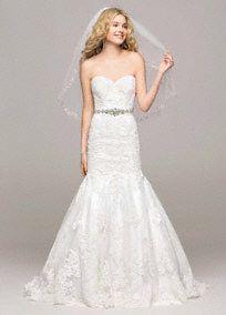 Mariage - Sweetheart Trumpet Gown With Beaded Sash Style V3680