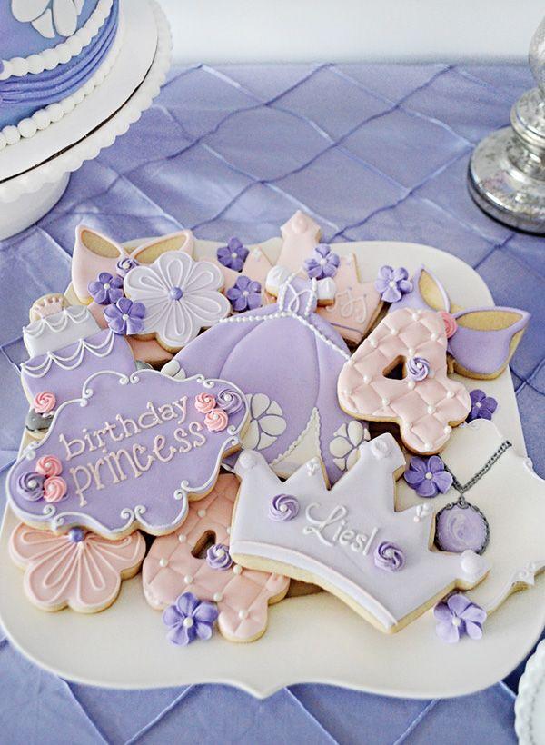 Hochzeit - Royal Purple Sofia The First Birthday Party