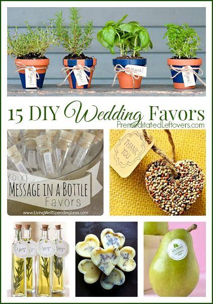 زفاف - 15 Frugal DIY Wedding Favors