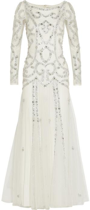 Hochzeit - Temperley London Viviana embellished tulle gown