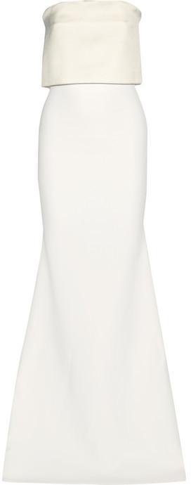 Mariage - Victoria Beckham Silk and wool-blend gown