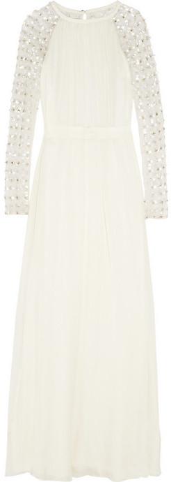 Hochzeit - Temperley London Angeli embellished silk-chiffon and tulle gown