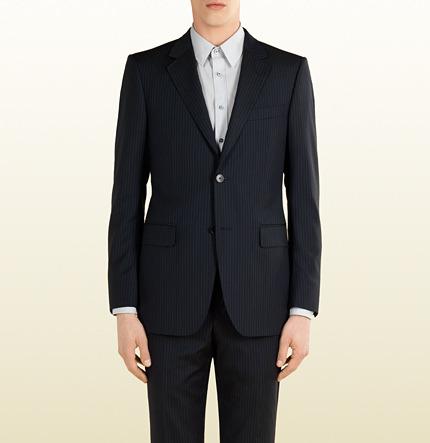 Mariage - Striped Wool Mohair Monaco Suit