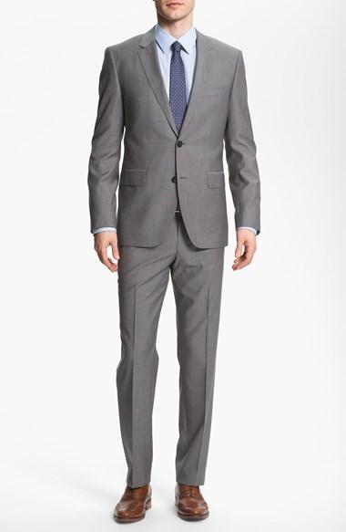 زفاف - BOSS HUGO BOSS 'James/Sharp' Trim Fit Wool Suit