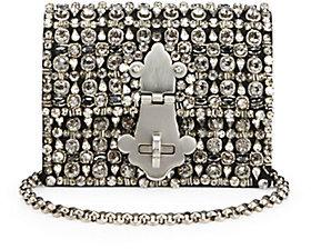 Hochzeit - Dolce & Gabbana Small Crystal Clutch with Chain