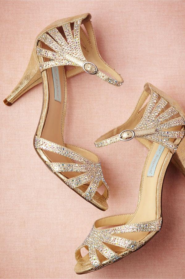 زفاف - Champagne Sparkle Heels