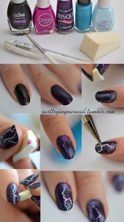 Свадьба - Lightning Nails Are The New Galaxy Nails