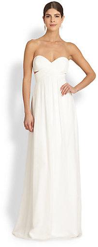 Hochzeit - Jay Godfrey Radel Strapless Cutout Gown