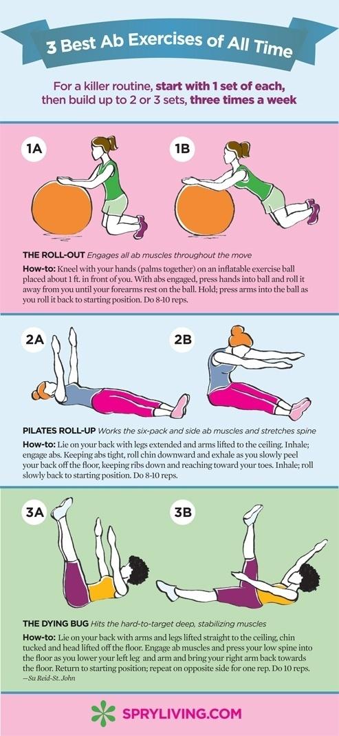 Hochzeit - These 27 Workout Diagrams Are All You Need To Get In Shape This Summer
