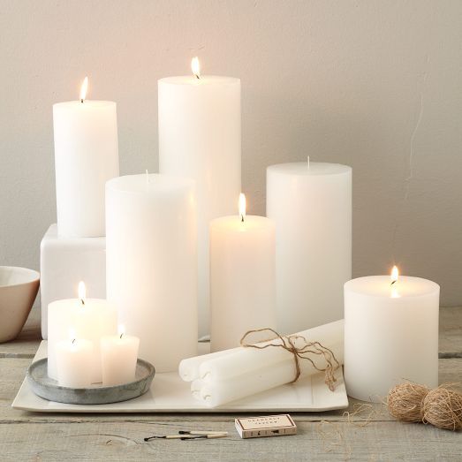 Hochzeit - Unscented Candles