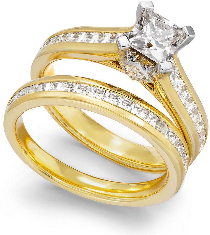Hochzeit - Diamond Bridal Set in 14k Gold (2 ct. t.w.)