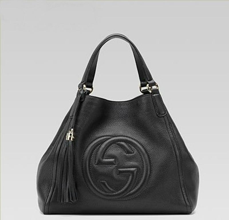 GUCCI Black Soho Shoulder Hobo Bag With Flexible Handles #2158006 - Weddbook