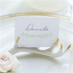 Wedding - Miniature Faux Antler Place Card Holder (Set Of 6)