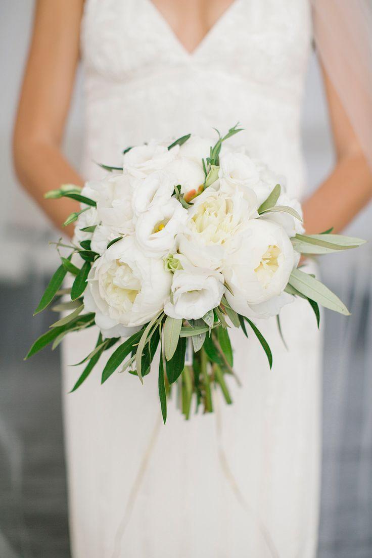 زفاف - Romantic White Santorini Wedding