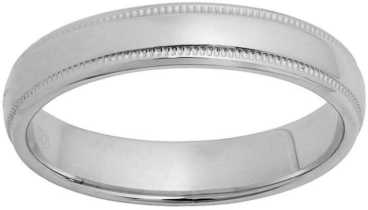 Hochzeit - Sterling silver wedding ring