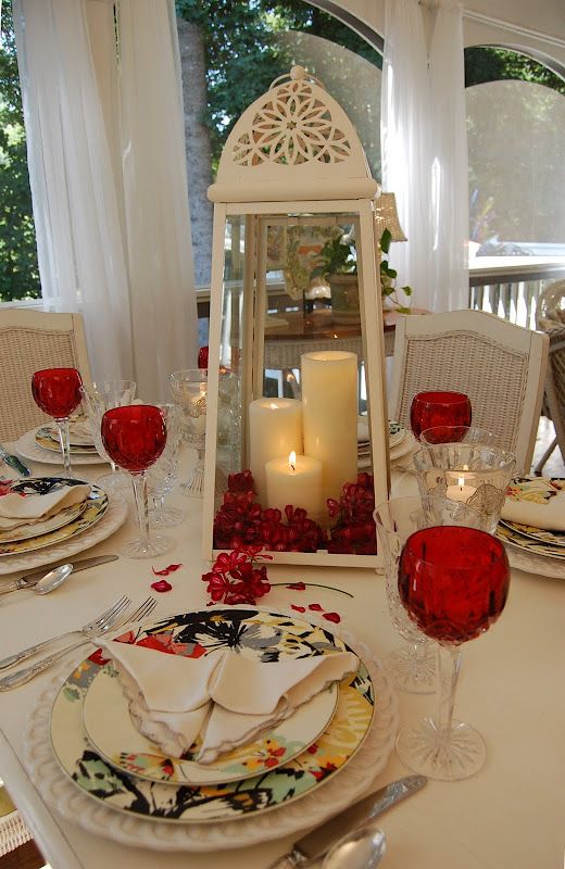 Свадьба - Romantic Candlelight Table Setting