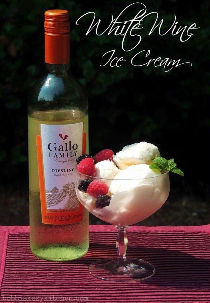 Hochzeit - White Wine Ice Cream