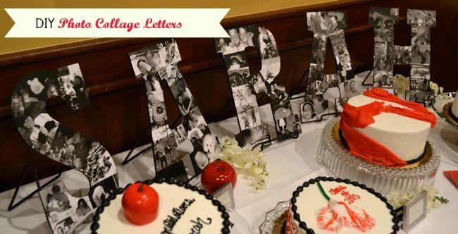 Wedding - DIY Photo Collage Letters