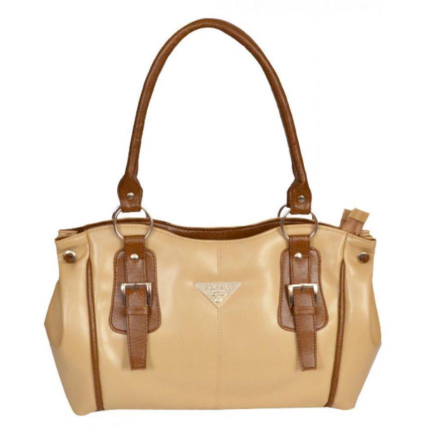 Mariage - PRADA Milano Cream Brown Ladies Shoulder Handbag