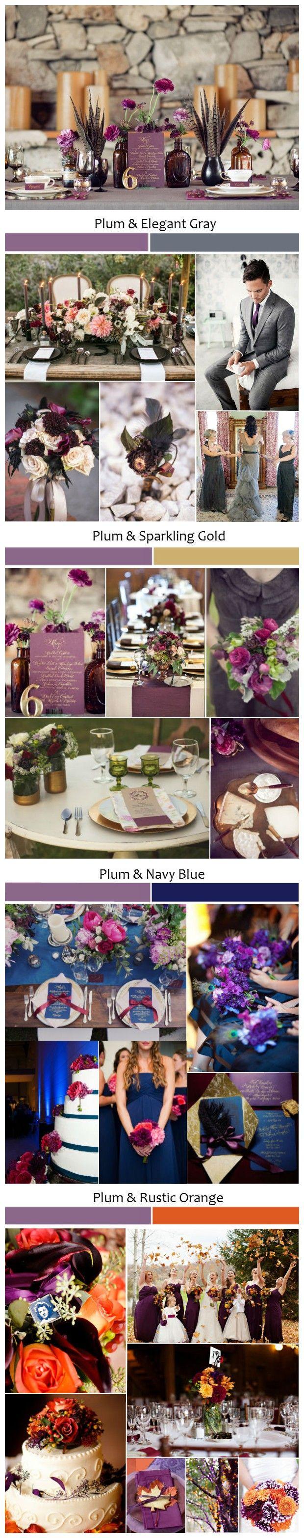 Mariage - Wedding Ideas With Rustic Shades Of Plum
