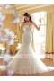 Hochzeit - Mermaid/Trumpet Sweetheart Lace-up Court Train Organza Sleeveless Wedding Dresses