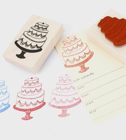 Mariage - Cake Pattern Stamp Set
