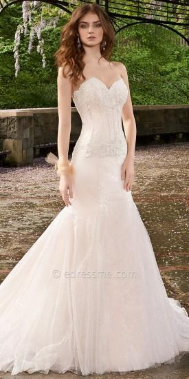 زفاف - Camille La Vie Corset Mesh Wedding Dresses