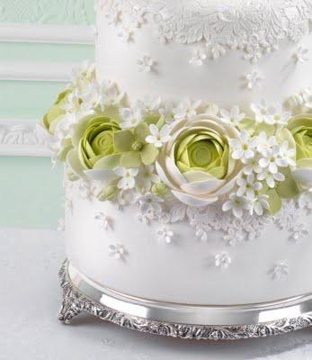 Wedding - White & Gold Wedding Cakes