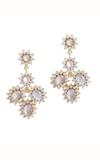 Wedding - Opal Princess Statement Earrings