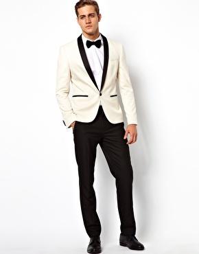 زفاف - Slim Fit Tuxedo Suit Jacket